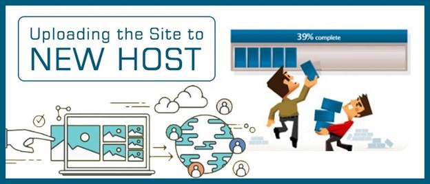 how to upload your site to new host