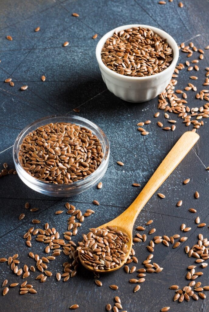flaxseeds to remove mole