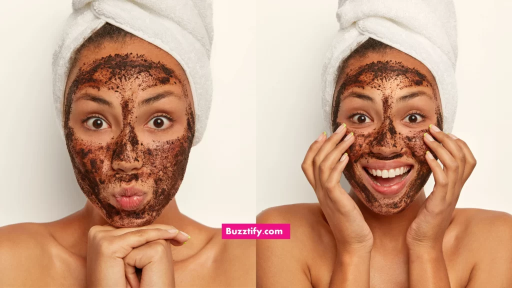 Coffee scrub for tan removal from face and neck at home