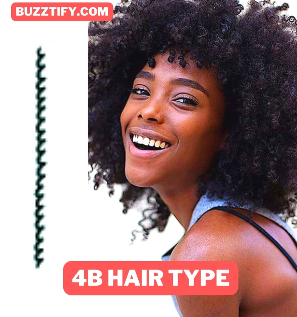 Curly Hair Types 4B