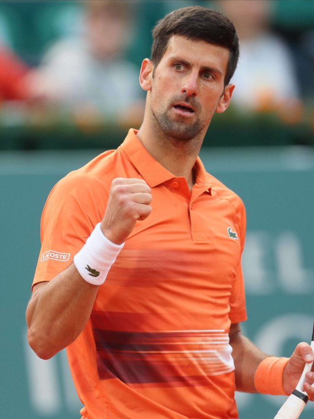 Novak Djokovic climbs over net to help Jannik Sinner