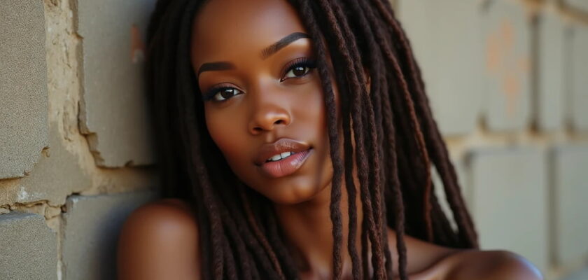 Girls Braids, Dreads, Locs Afro Styles this Year long dreads and braids marley locs