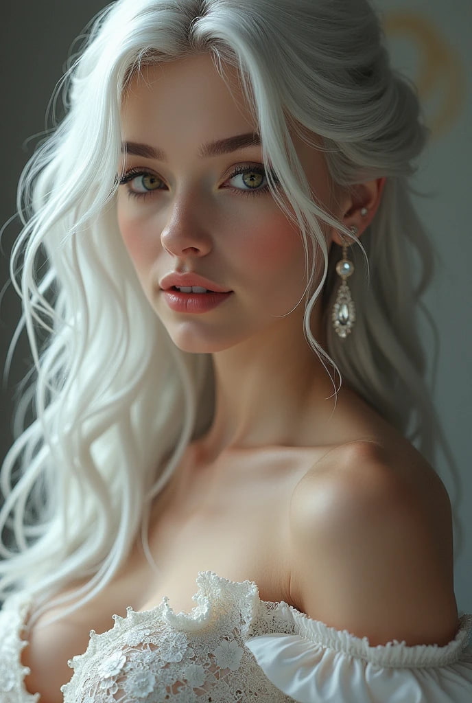 BEST Wedding Hair Style for Bride and Bridesmaid Soft Half-Up, Half-Down Waves with Platinum Blonde Hair