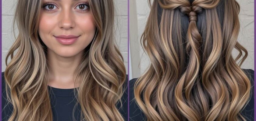 Ash Brown Hair with Highlights, Stunning Brunette Hair