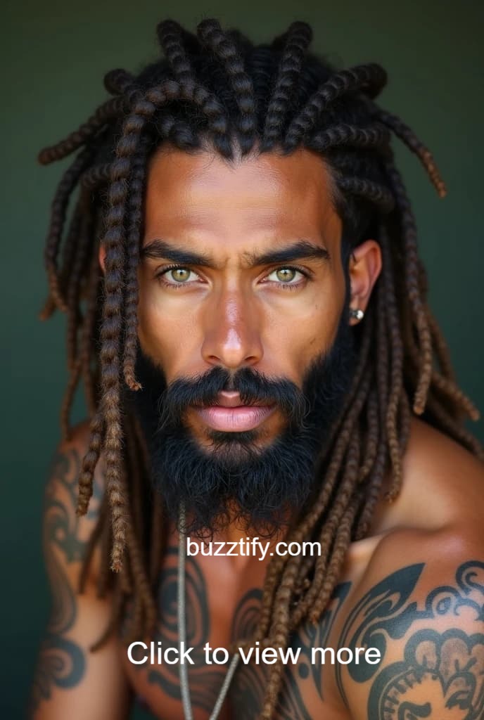 Freeform Locs for Men, Dreadlocks for Male (Black Guys) Freeform Locs for Men, Dreadlocks for Male (Black Guys)