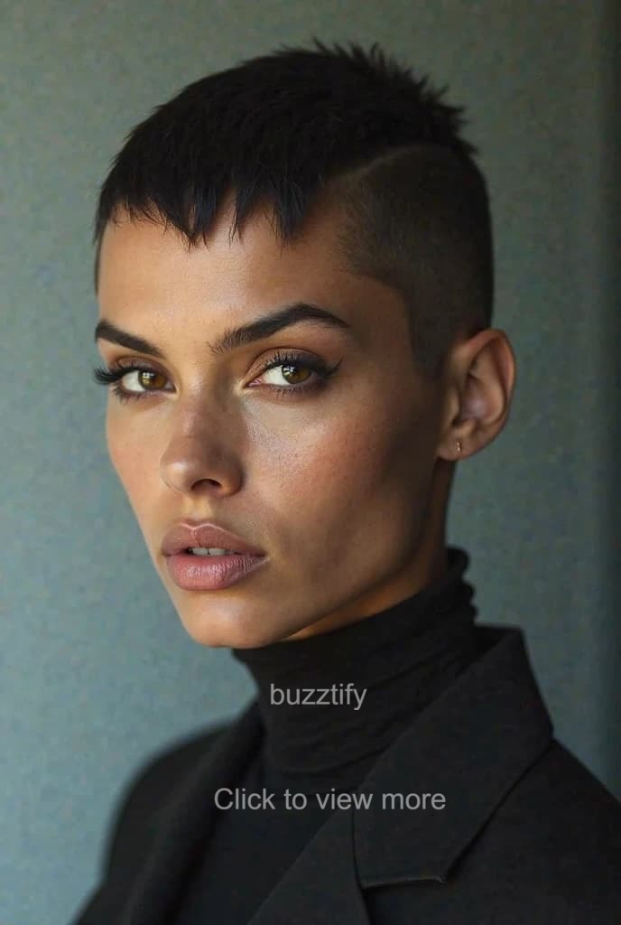 Short Hair Hairstyles for Girls, Mohawk, Side Cut, Bald Short Hair Hairstyles for Girls, Mohawk, Side Cut, Bald