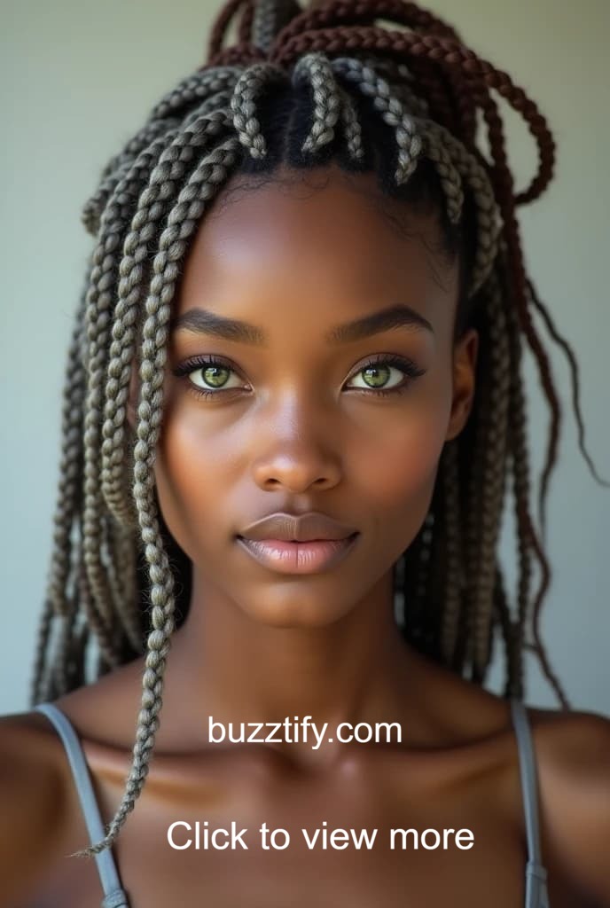 Box Braids Hairstyles, Boho Braids, Corn Row Fulani Hair Box Braids Hairstyles, Boho Braids, Corn Row Fulani Hair