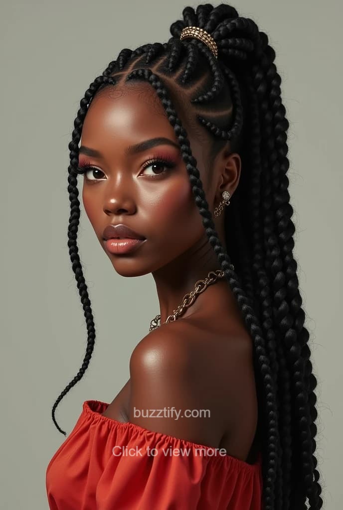Goddess Braids with Curls Hairstyles, Goddess Knotless Braids Locs Goddess Braids with Curls Hairstyles, Goddess Knotless Braids Locs