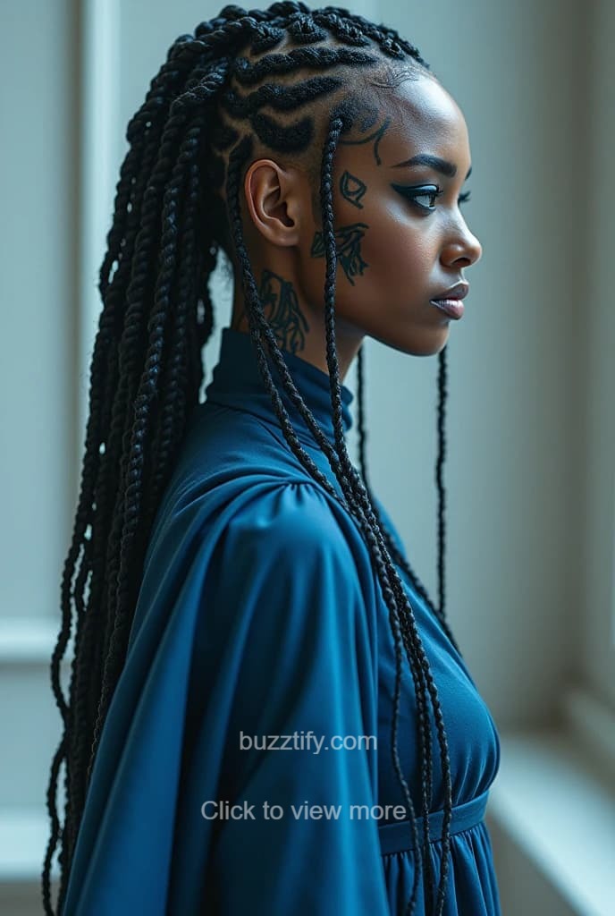 Goddess Braids with Curls Hairstyles, Goddess Knotless Braids Locs Goddess Braids with Curls Hairstyles, Goddess Knotless Braids Locs