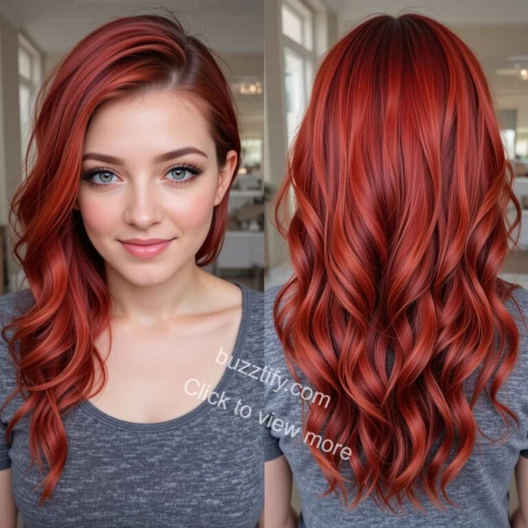Auburn Hair Color, Red Ginger Hairstyles, Cherry Redhead Hair - Buzztify