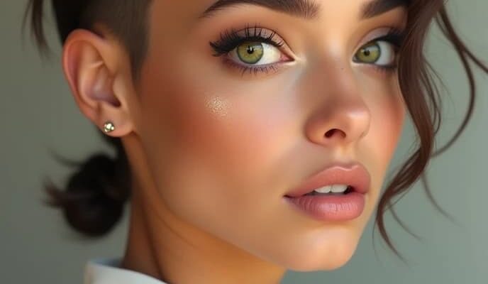 Messy Fringe Hairstyle for Women, Messy Hair Bangs, Tousled