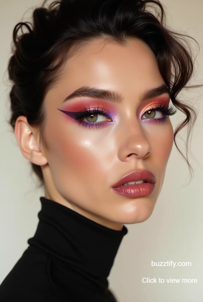Best Eye Makeup for Party, Pink, UV Golden Eyeshadow Glitter Best Eye Makeup for Party, Pink, UV Golden Eyeshadow Glitter
