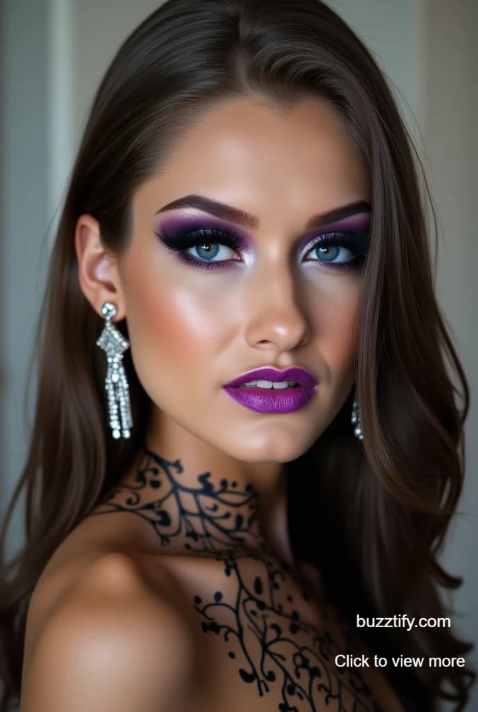 Best Eye Makeup for Party, Pink, UV Golden Eyeshadow Glitter Best Eye Makeup for Party, Pink, UV Golden Eyeshadow Glitter