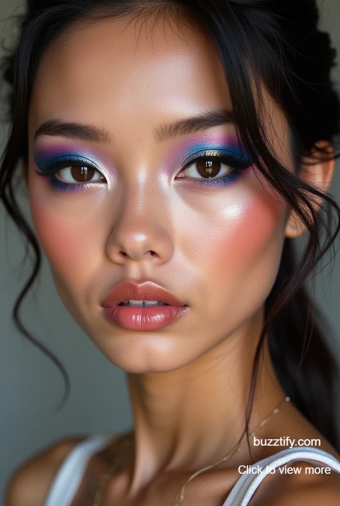 Best Eye Makeup for Party, Pink, UV Golden Eyeshadow Glitter Best Eye Makeup for Party, Pink, UV Golden Eyeshadow Glitter