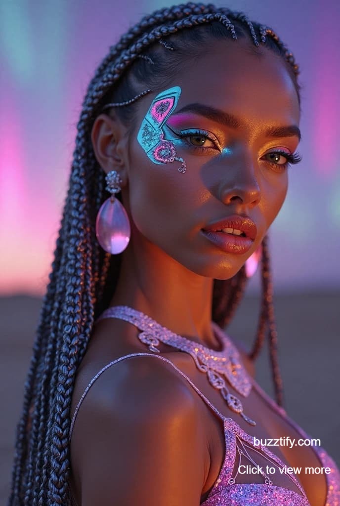 Best Eye Makeup for Party, Pink, UV Golden Eyeshadow Glitter Best Eye Makeup for Party, Pink, UV Golden Eyeshadow Glitter