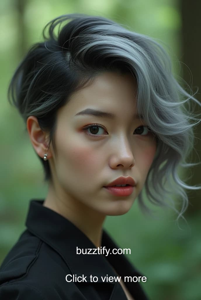 Gray Highlights on Black Hair, Top Hair Color Trends Gray Highlights on Black Hair, Top Hair Color Trends