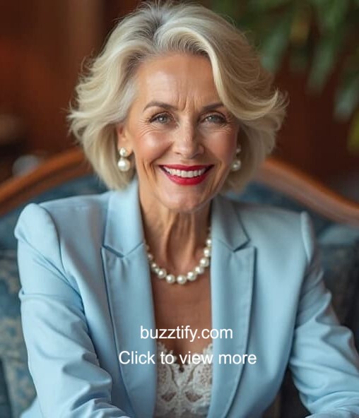 Hairstyle in Suit for Women in 40, Elegance Beauty Class Luxury Hairstyle in Suit for Women in 40, Elegance Beauty Class Luxury