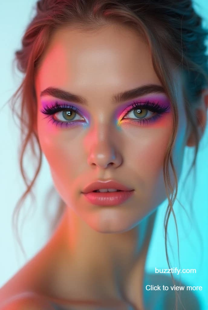Best Eye Makeup for Party, Pink, UV Golden Eyeshadow Glitter Best Eye Makeup for Party, Pink, UV Golden Eyeshadow Glitter
