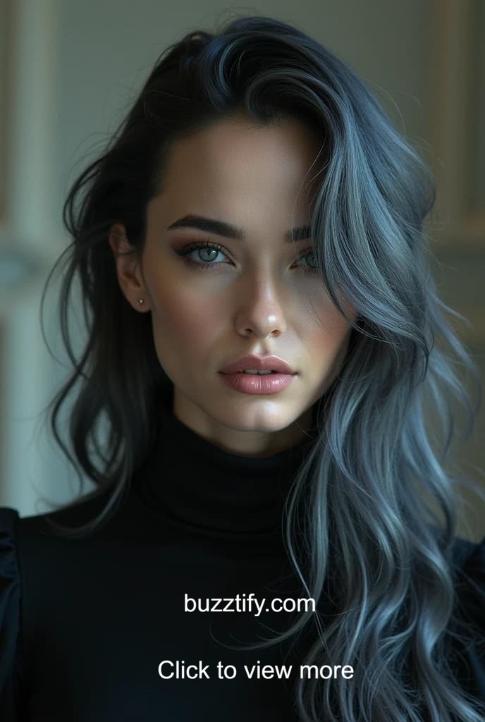 Gray Highlights on Black Hair, Top Hair Color Trends Gray Highlights on Black Hair, Top Hair Color Trends