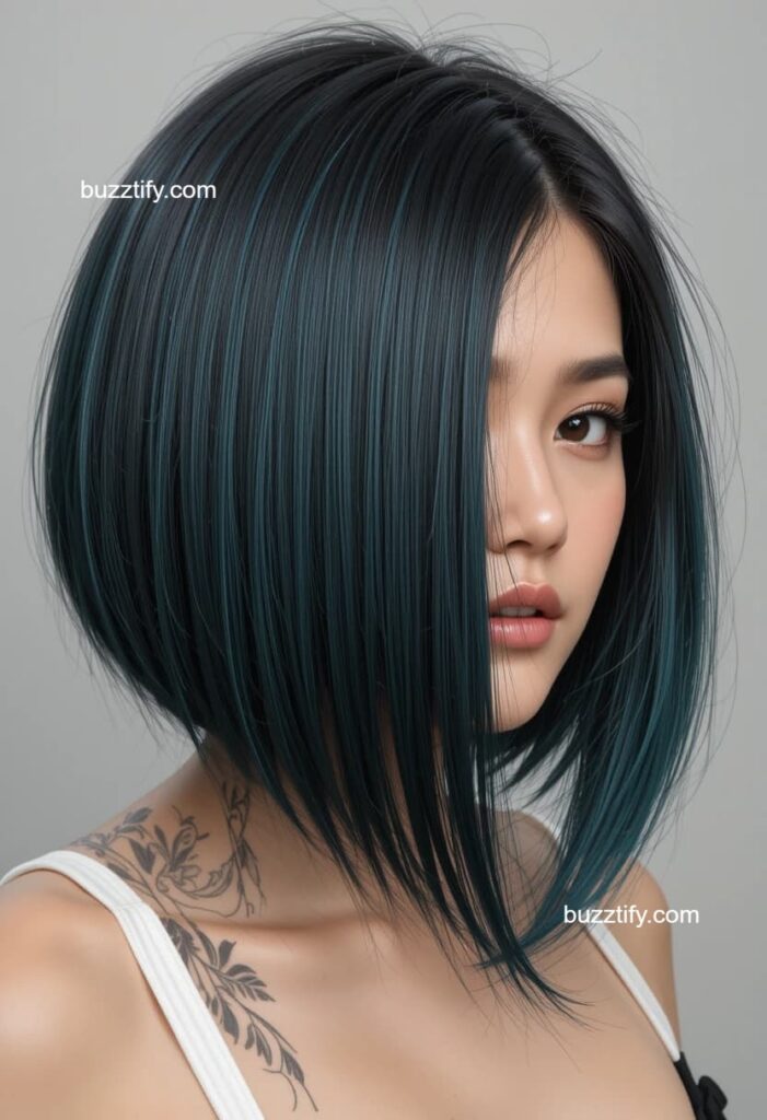 Asymmetrical Bob Sleek Hairstyle Ideas: Sharp & Unforgettable Asymmetrical Bob Sleek Hairstyle Ideas: Sharp & Unforgettable