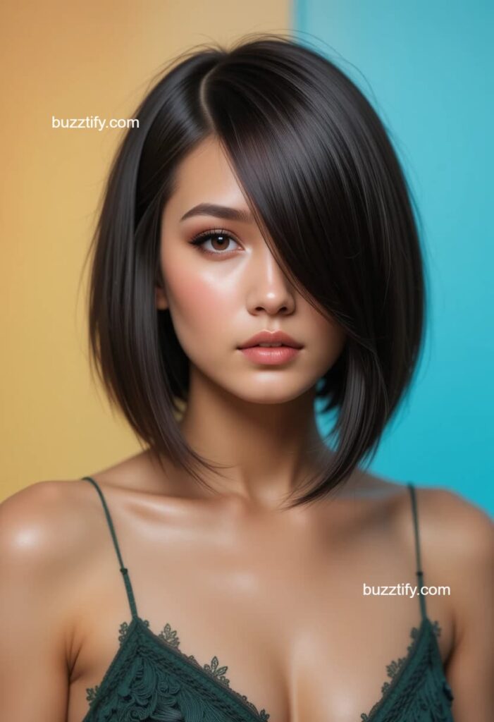 Asymmetrical Bob Sleek Hairstyle Ideas: Sharp & Unforgettable Asymmetrical Bob Sleek Hairstyle Ideas: Sharp & Unforgettable