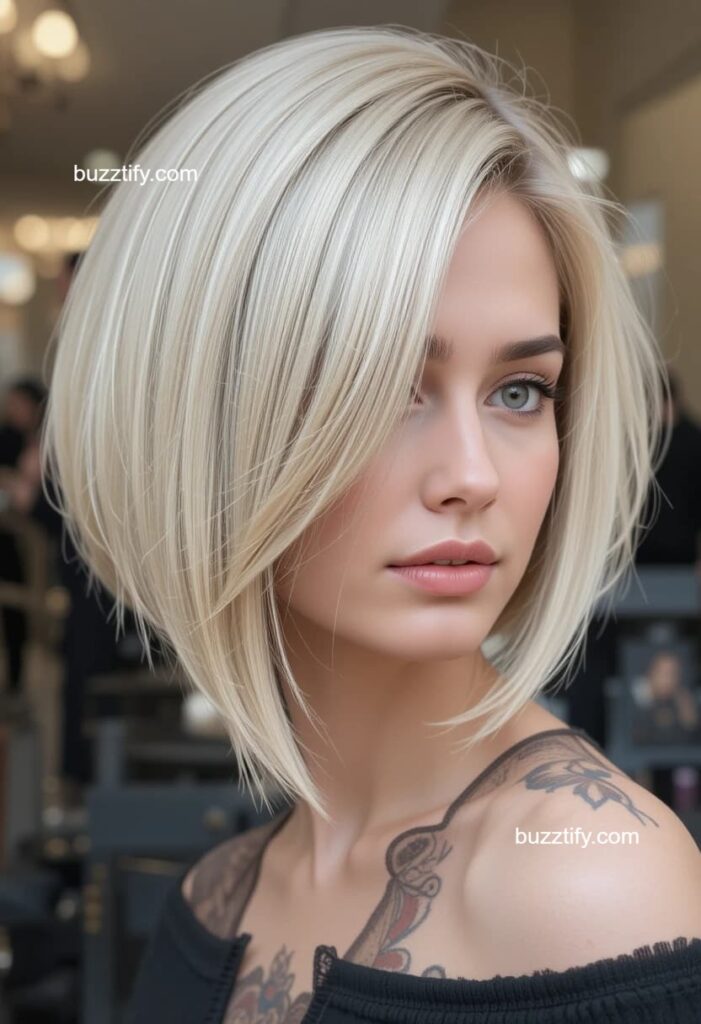Asymmetrical Bob Sleek Hairstyle Ideas: Sharp & Unforgettable Asymmetrical Bob Sleek Hairstyle Ideas: Sharp & Unforgettable
