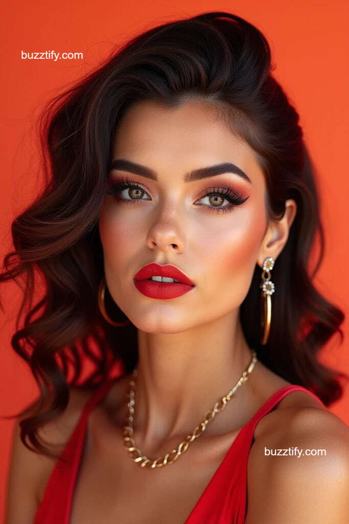 Best Makeup for Red Lipstick, Carrying Bold Look for Party Best Makeup for Red Lipstick, Carrying Bold Look for Party