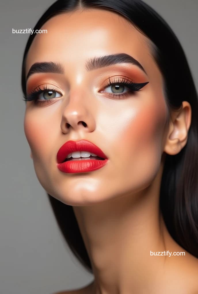 Best Makeup for Red Lipstick, Carrying Bold Look for Party Best Makeup for Red Lipstick, Carrying Bold Look for Party