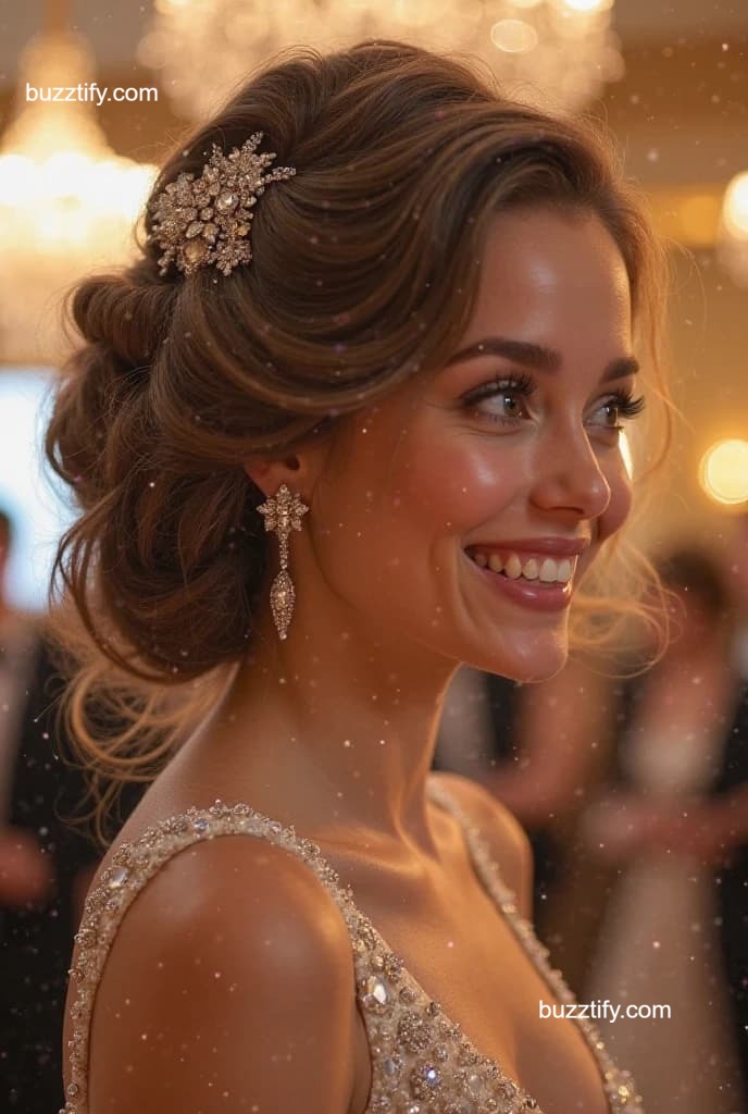 Bridal Party Hairstyles for Long Hair & Med, Updo Hairstyle Bridal Party Hairstyles for Long Hair & Med, Updo Hairstyle
