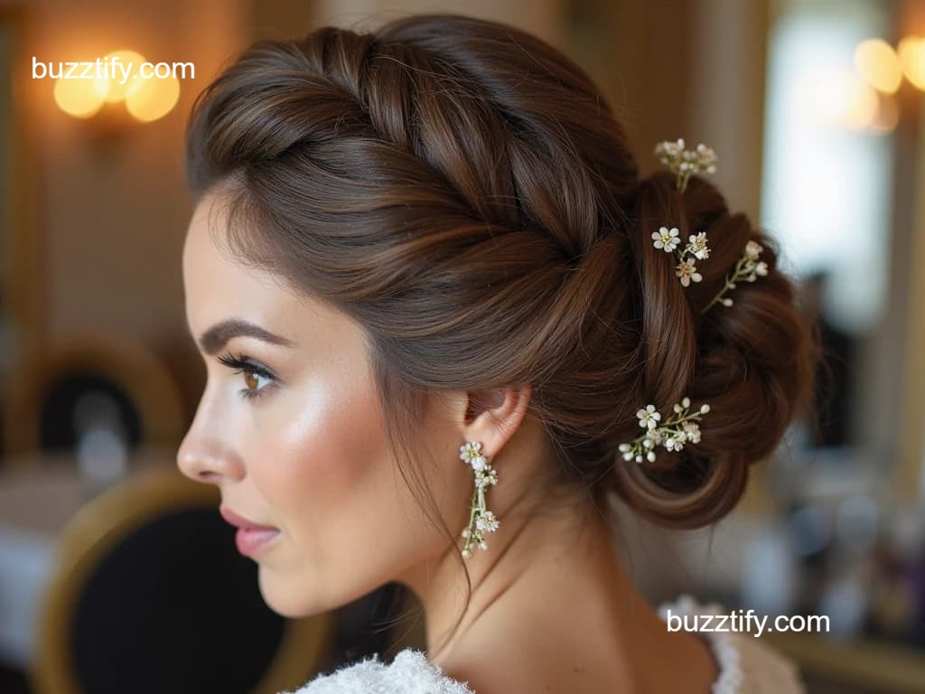 Bridal Party Hairstyles for Long Hair & Med, Updo Hairstyle Bridal Party Hairstyles for Long Hair & Med, Updo Hairstyle