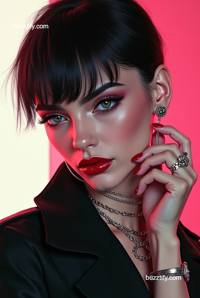 Cyberpunk Hairstyle for Women, Punk Girl Hair Cyberpunk Hairstyle for Women, Punk Girl Hair