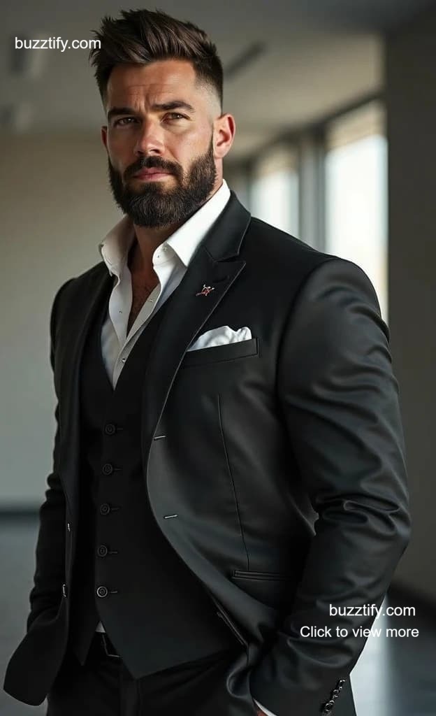 Hairstyles for Men in Suit, Luxury Confident and Elegant Hairstyles for Men in Suit, Luxury Confident and Elegant