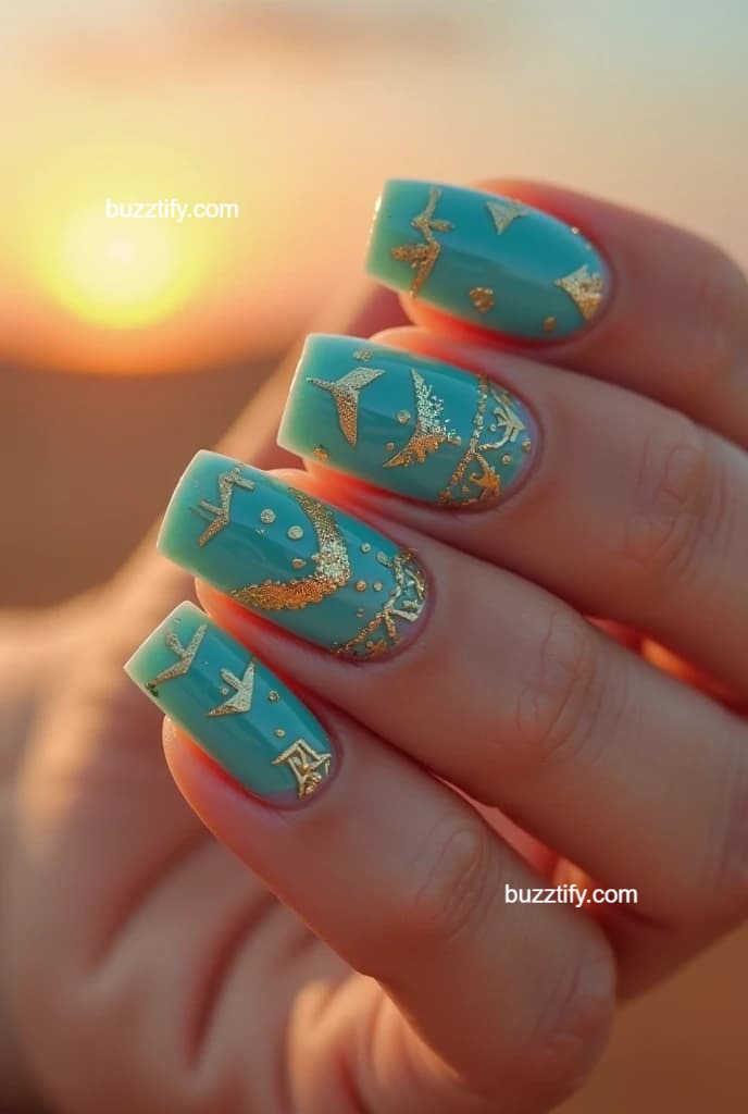 Summer Nail Art Design Ideas: Sun-Kissed Nails Simple and Easy Ideas Summer Nail Art Design Ideas: Sun-Kissed Nails Simple and Easy Ideas