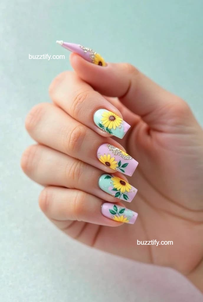 Summer Nail Art Design Ideas: Sun-Kissed Nails Simple and Easy Ideas Summer Nail Art Design Ideas: Sun-Kissed Nails Simple and Easy Ideas