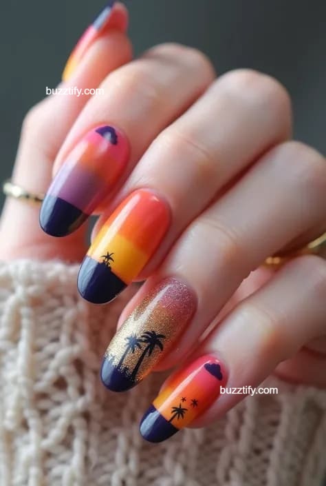 Summer Nail Art Design Ideas: Sun-Kissed Nails Simple and Easy Ideas Summer Nail Art Design Ideas: Sun-Kissed Nails Simple and Easy Ideas