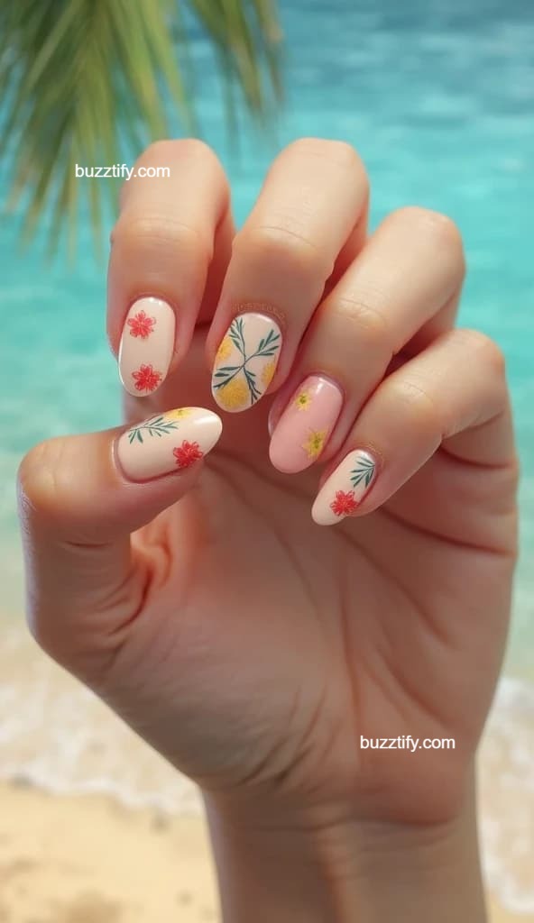 Summer Nail Art Design Ideas: Sun-Kissed Nails Simple and Easy Ideas Summer Nail Art Design Ideas: Sun-Kissed Nails Simple and Easy Ideas