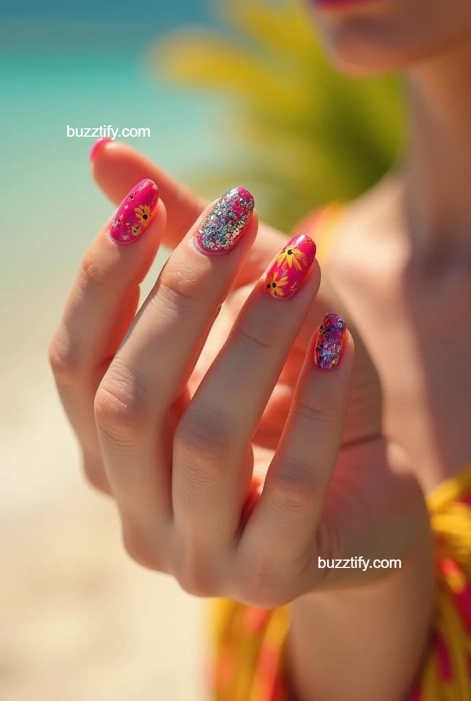 Summer Nail Art Design Ideas: Sun-Kissed Nails Simple and Easy Ideas Summer Nail Art Design Ideas: Sun-Kissed Nails Simple and Easy Ideas