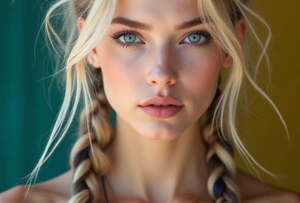 Simple tribal braids ideas for women (6)