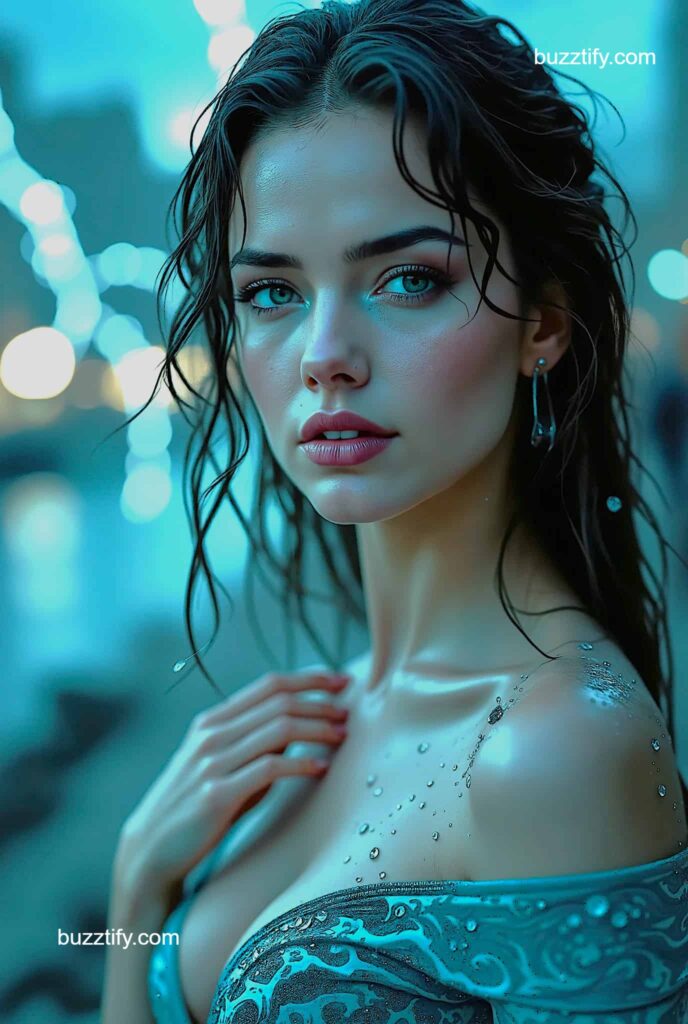 Wet and Wavy Hair, Wet Hairstyle Look for Girls Wet and Wavy Hair, Wet Hairstyle Look for Girls