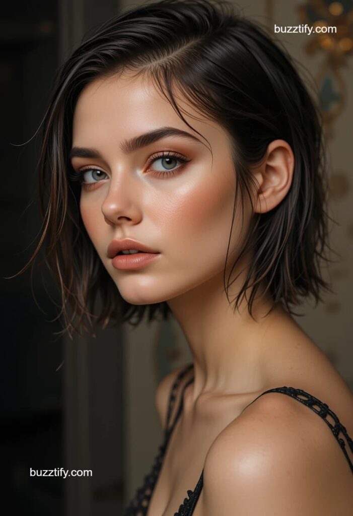 Wet and Wavy Hair, Wet Hairstyle Look for Girls Wet and Wavy Hair, Wet Hairstyle Look for Girls