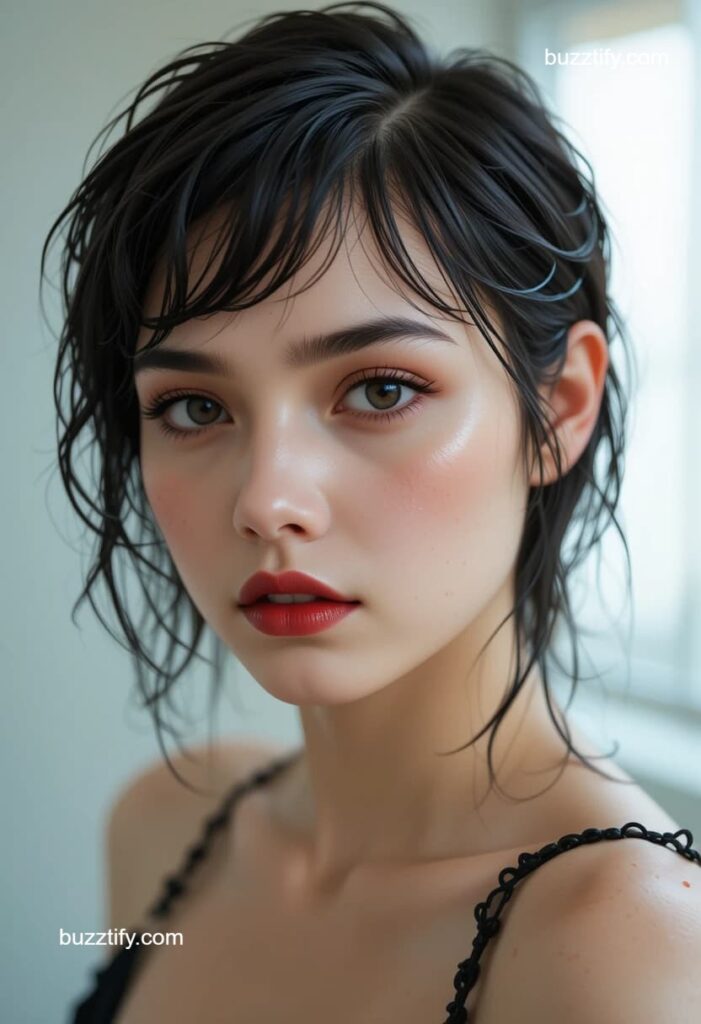 Wet and Wavy Hair, Wet Hairstyle Look for Girls Wet and Wavy Hair, Wet Hairstyle Look for Girls