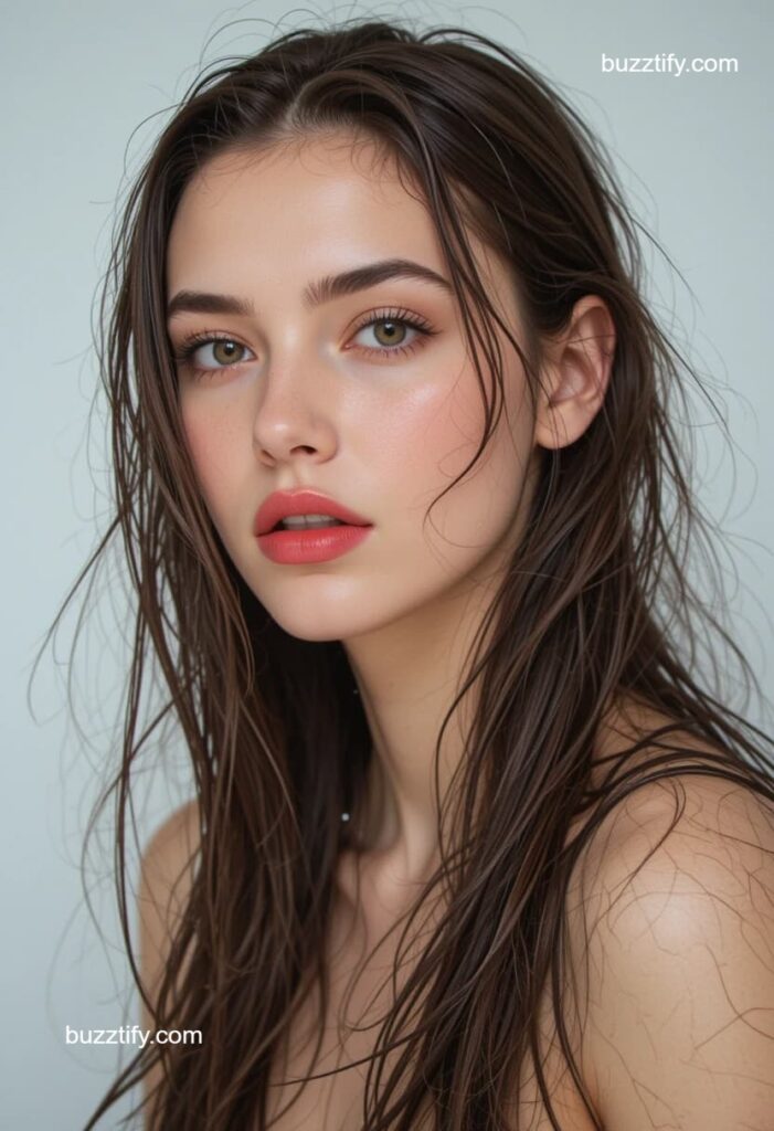 Wet and Wavy Hair, Wet Hairstyle Look for Girls Wet and Wavy Hair, Wet Hairstyle Look for Girls