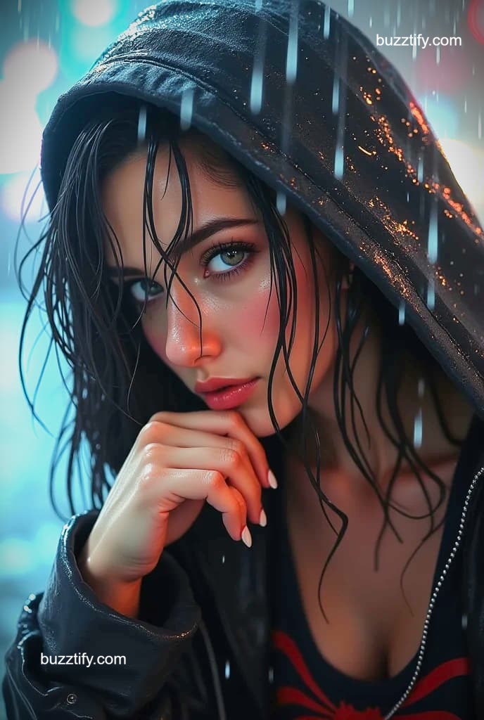 Wet and Wavy Hair, Wet Hairstyle Look for Girls Wet and Wavy Hair, Wet Hairstyle Look for Girls