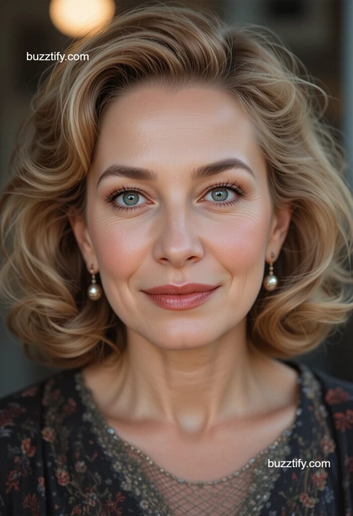 Women in their 40s with Short Hair and Color Streaks Women in their 40s with Short Hair and Color Streaks