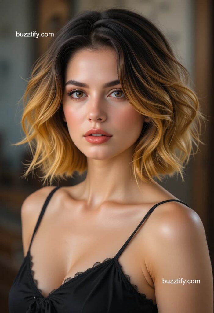 Women in their 40s with Short Hair and Color Streaks Women in their 40s with Short Hair and Color Streaks