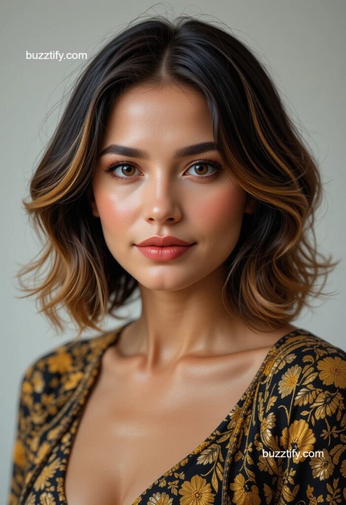 Women in their 40s with Short Hair and Color Streaks Women in their 40s with Short Hair and Color Streaks