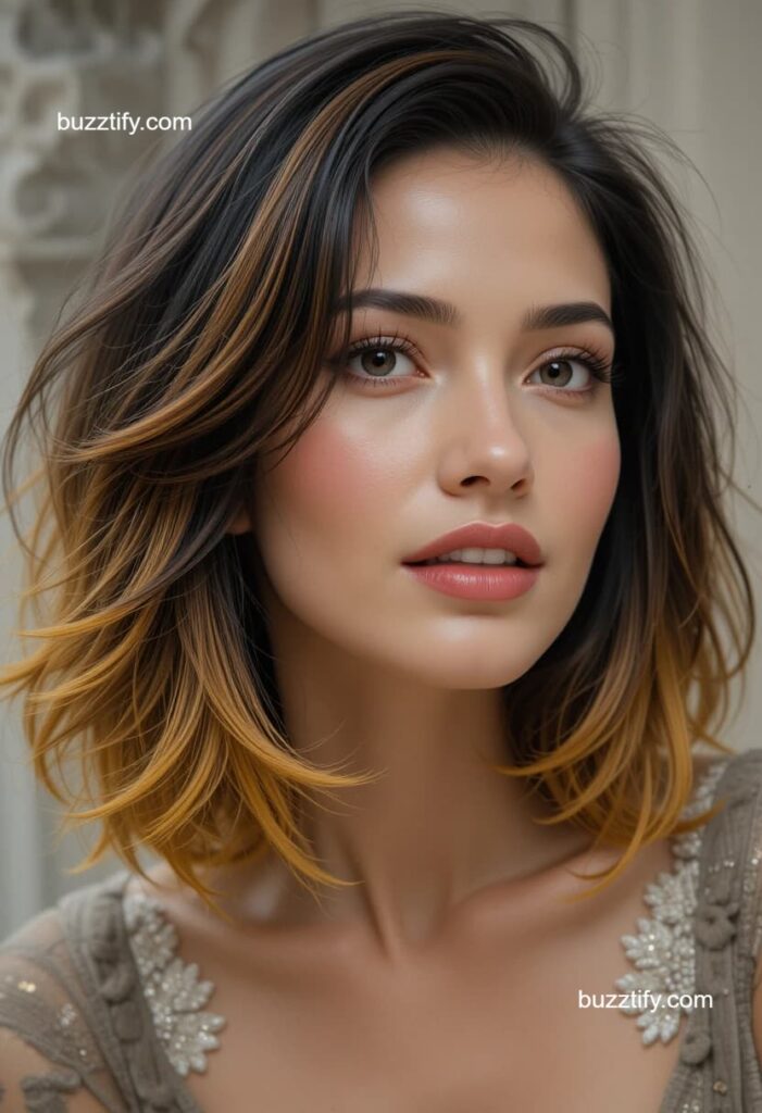Women in their 40s with Short Hair and Color Streaks Women in their 40s with Short Hair and Color Streaks