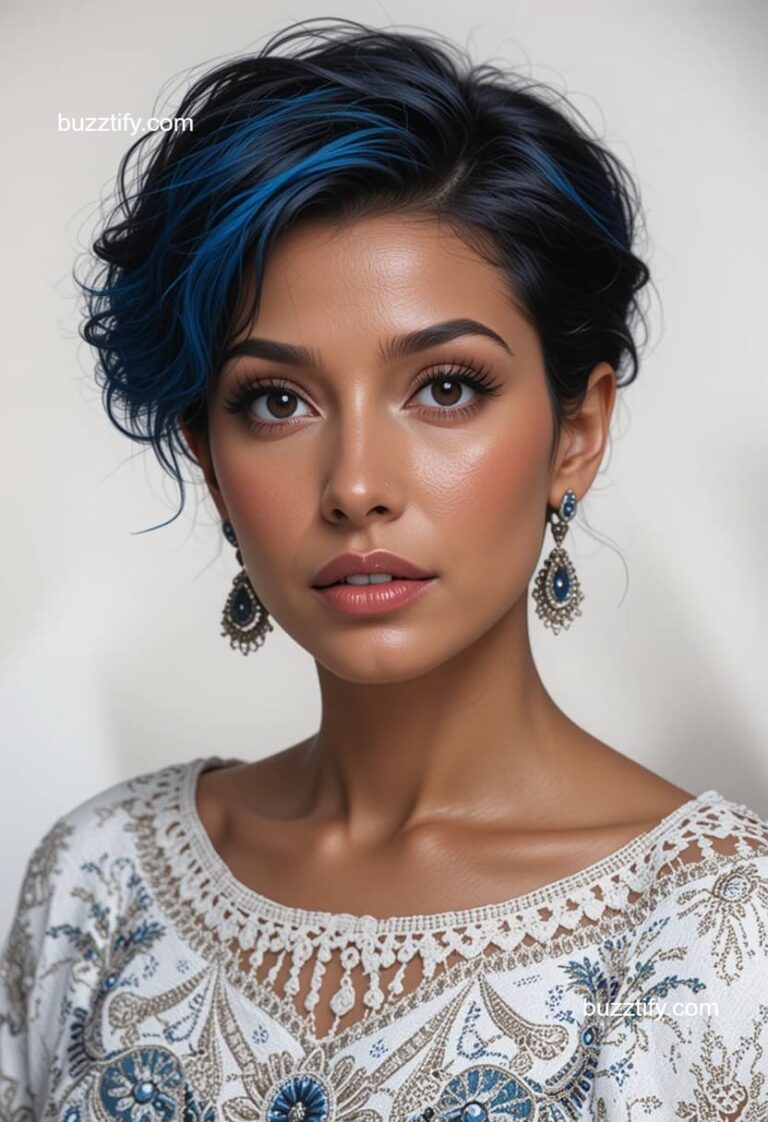 women-in-their-40s-with-short-hair-and-color-streaks-buzztify