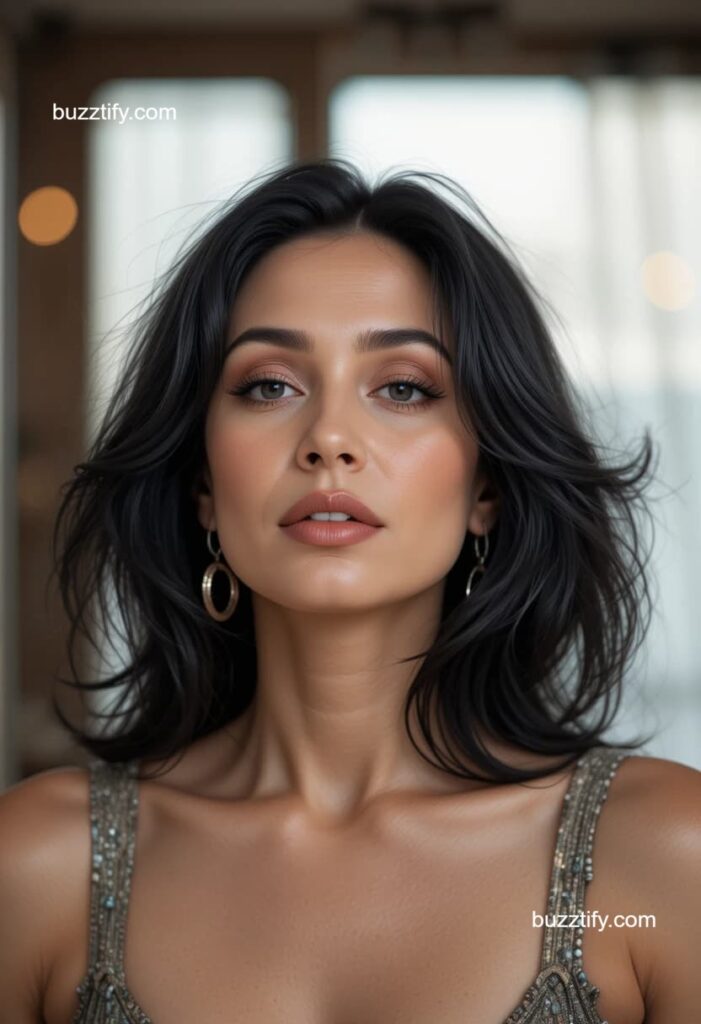 Women in their 40s with Short Hair and Color Streaks Women in their 40s with Short Hair and Color Streaks