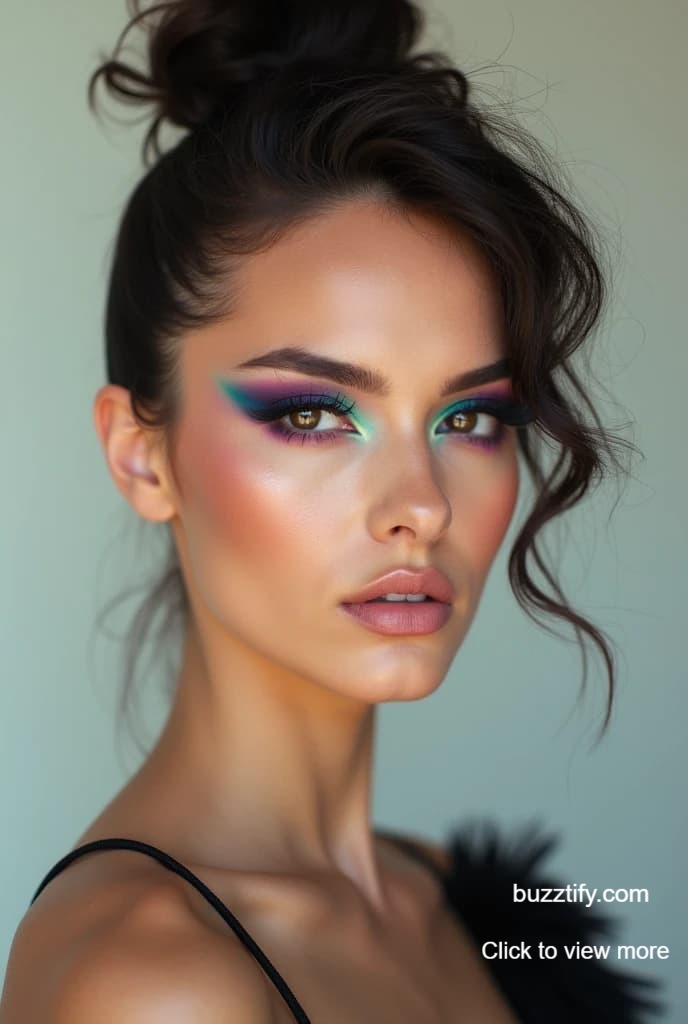 Best Eye Makeup for Party, Pink, UV Golden Eyeshadow Glitter Best Eye Makeup for Party, Pink, UV Golden Eyeshadow Glitter